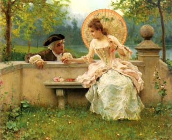 費德裡科 安德烈奧蒂 A Tender Moment In The Garden 費德裡科 安德烈奧蒂 A Tender Moment In The Garden